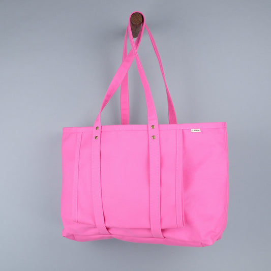Beachwood Yoga Tote Bag in Flamingo Pink