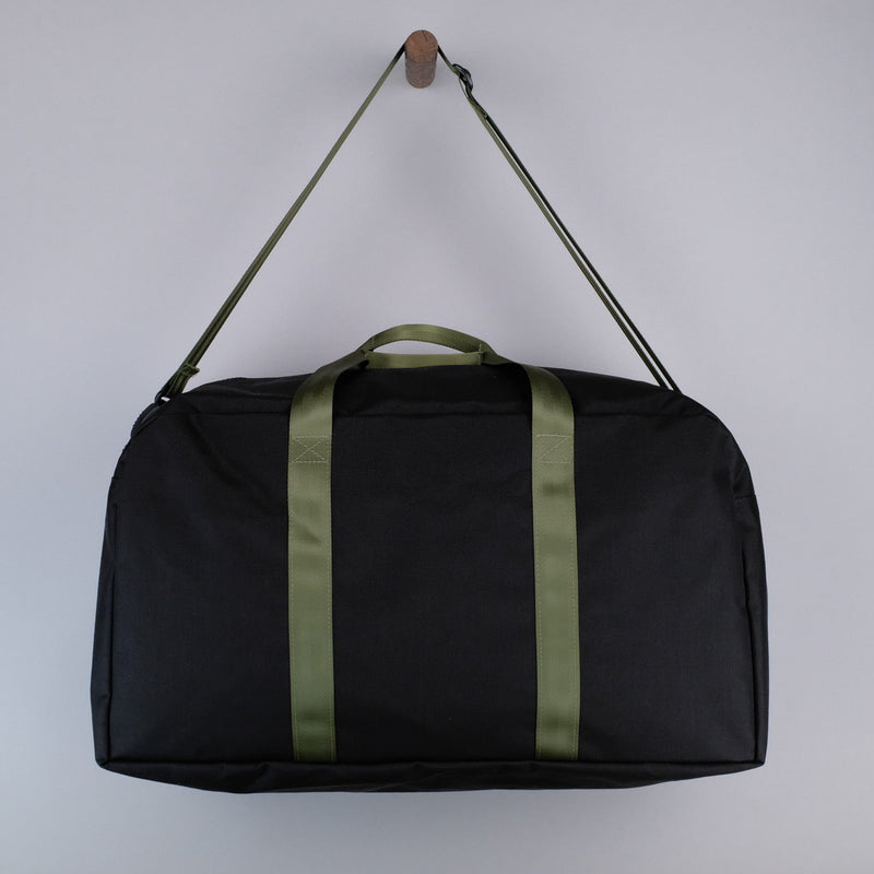 Bryant Large Duffle Bag in Black + Olive-zoom-