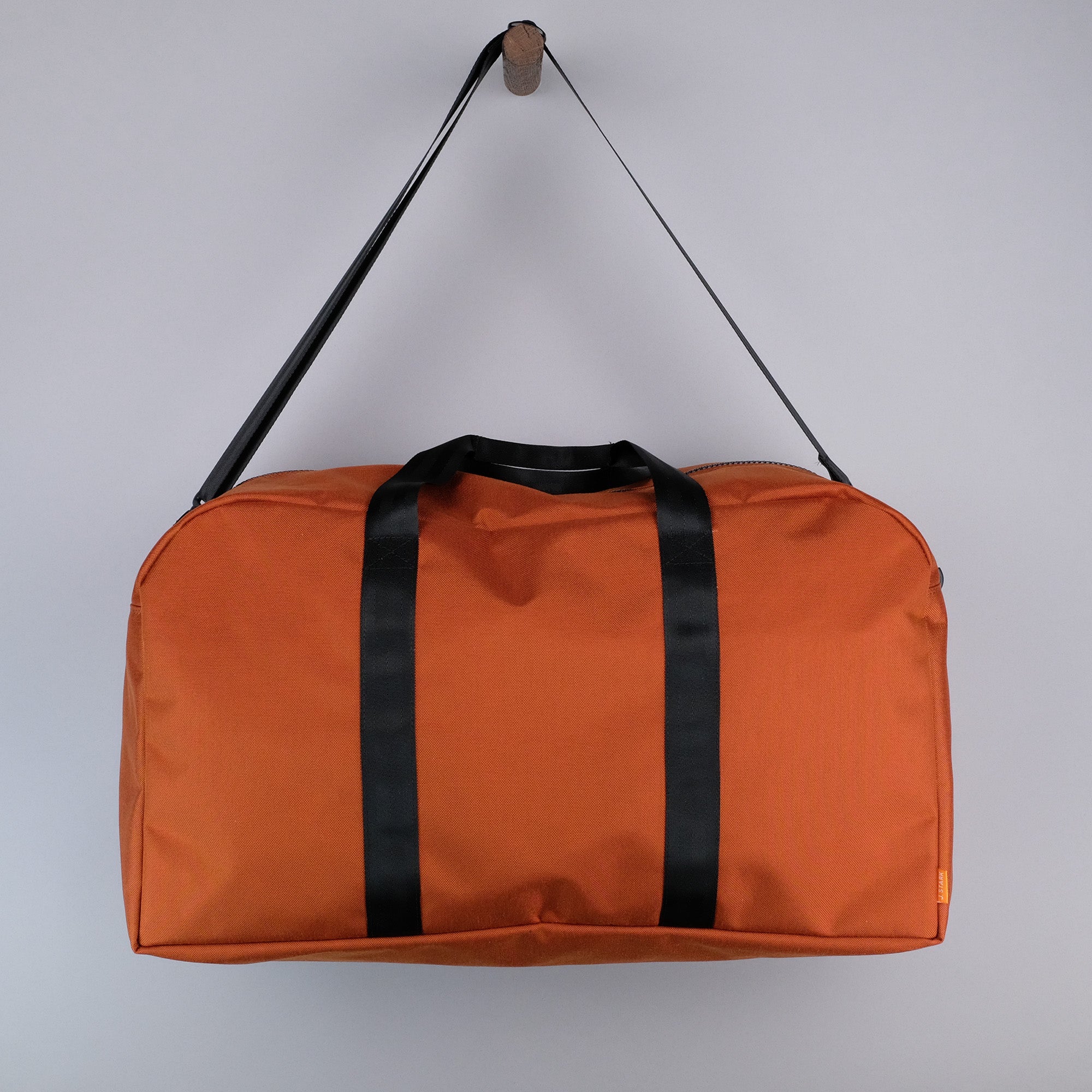 Bryant Large Duffle Bag in Rust + Black-zoom-1
