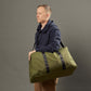 Bryant Large Duffle Bag in Black + Olive