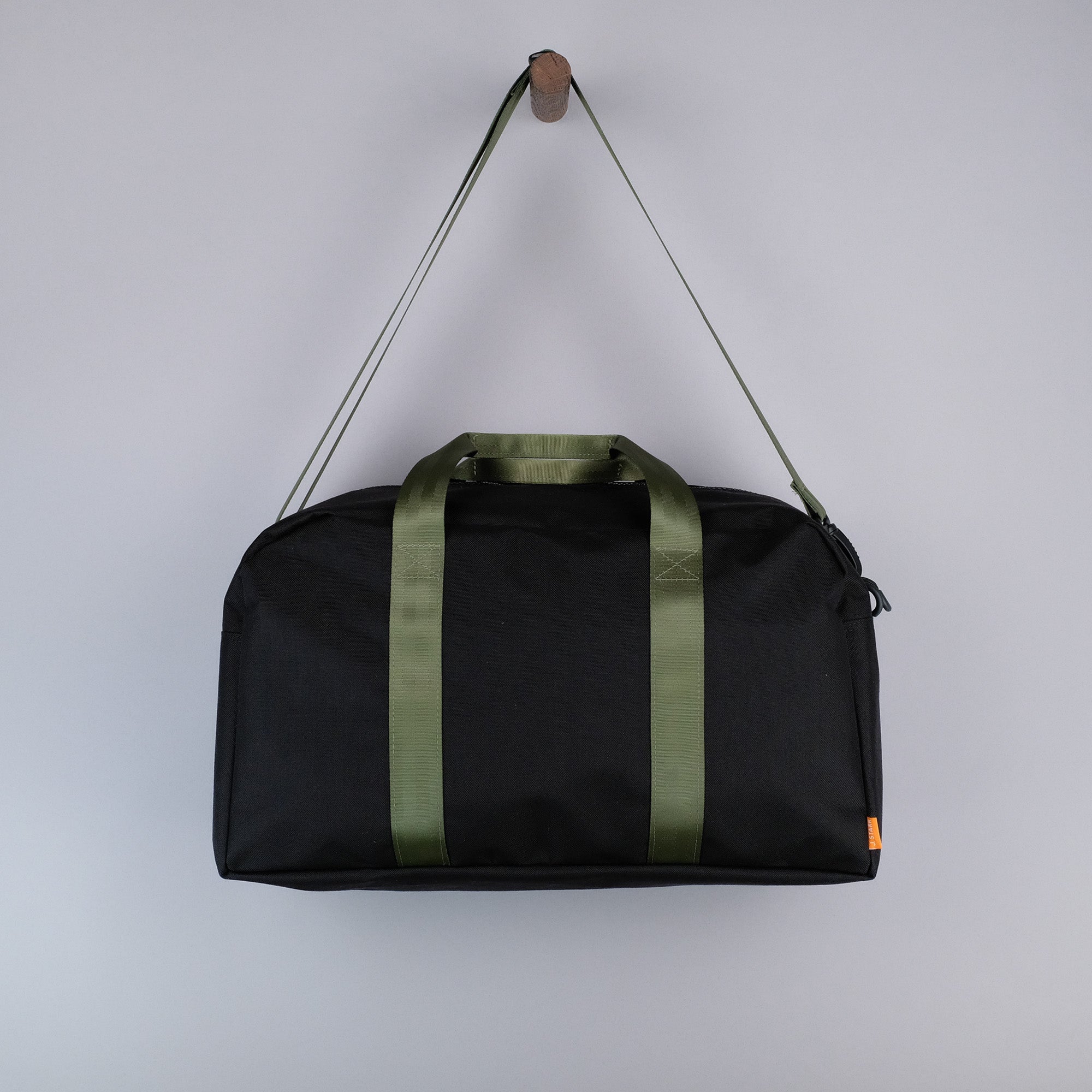 Bryant Medium Duffle Bag in Black + Olive-zoom-1