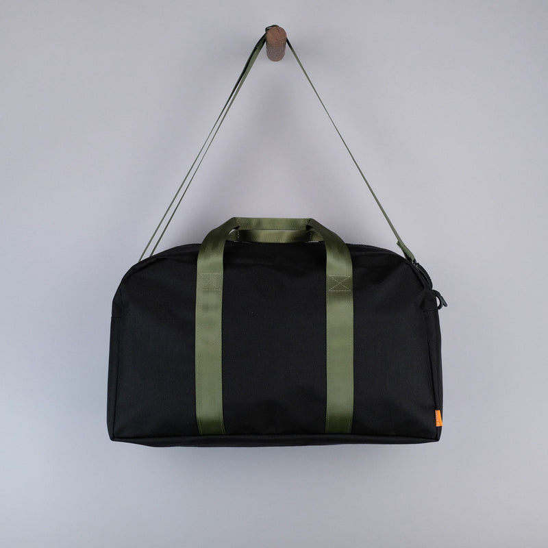 Bryant Medium Duffle Bag in Black + Olive-zoom-