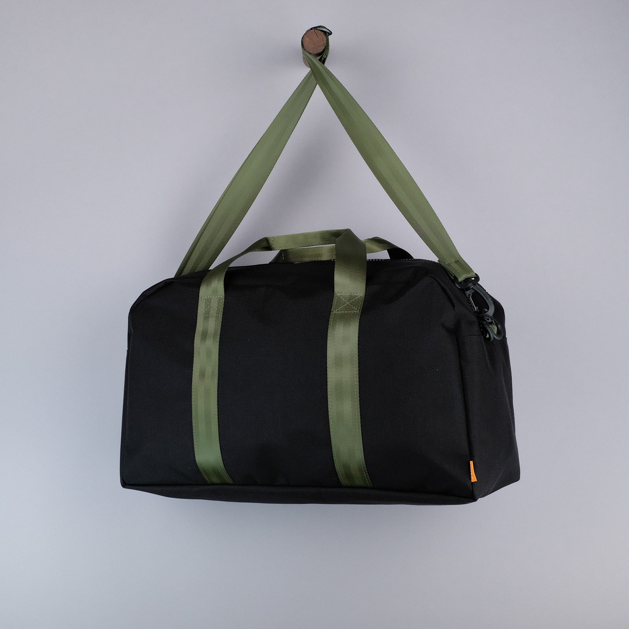 Bryant Medium Duffle Bag in Black + Olive