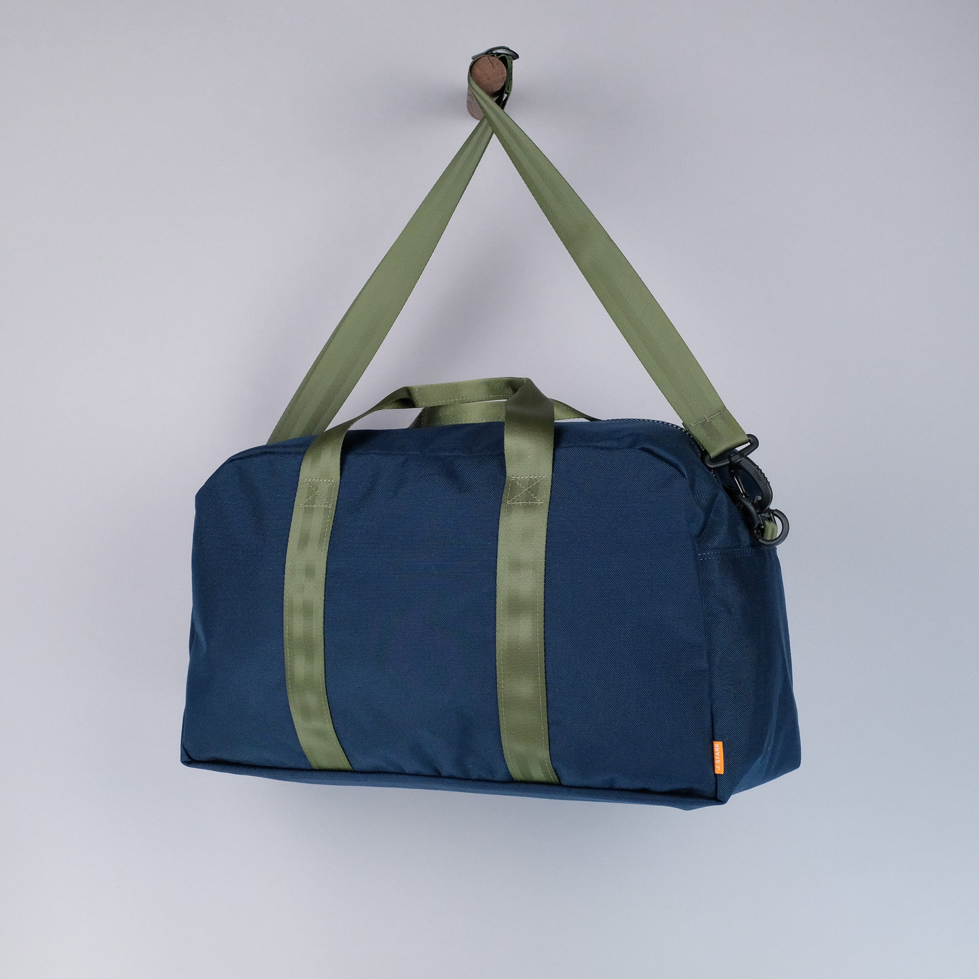 Bryant Medium Duffle Bag in Navy + Olive-zoom-2