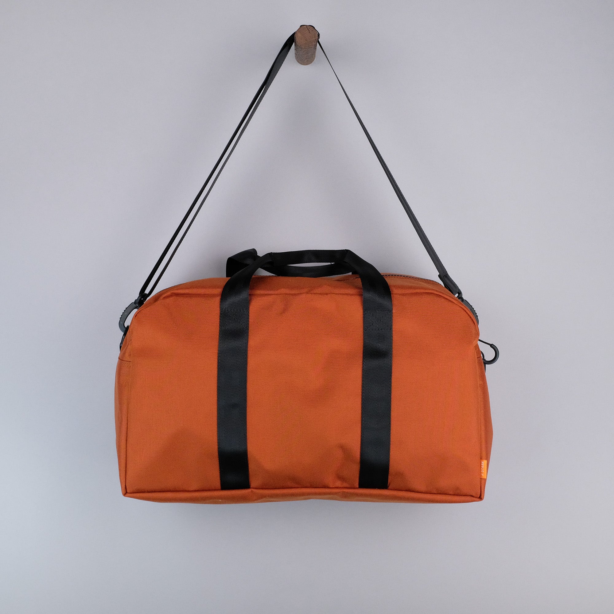 Bryant Medium Duffle Bag in Rust + Black-zoom-1