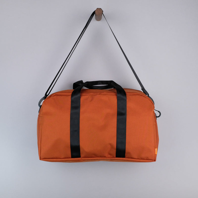 Bryant Medium Duffle Bag in Rust + Black-zoom-
