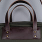 Bryant Medium Duffle Bag in Olive + Dark Brown