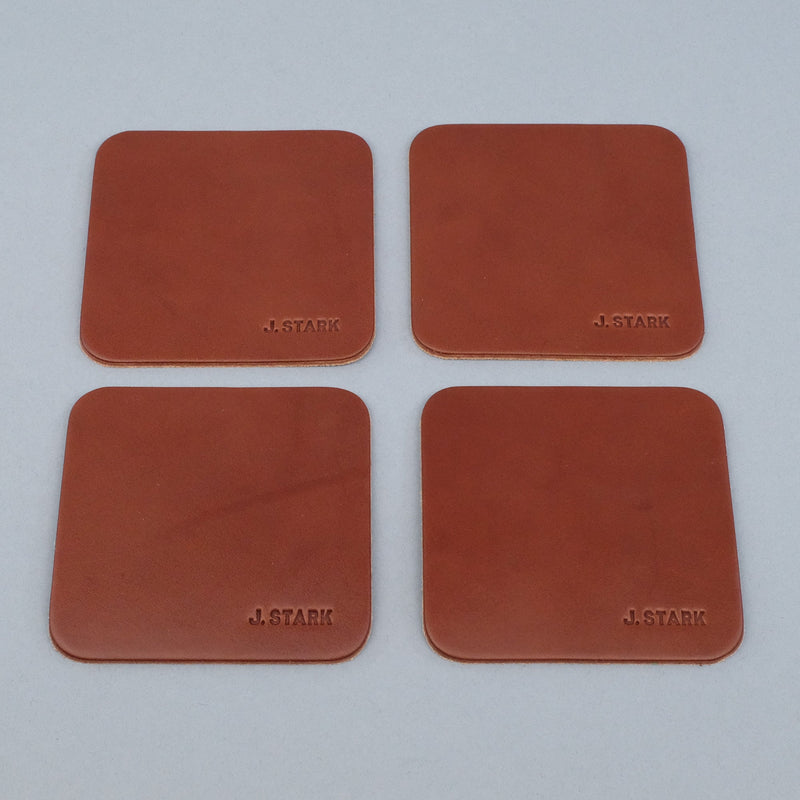 Leather Coasters | Pack of Four-zoom-