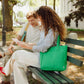 Franklin Tote Bag in Astroturf Green