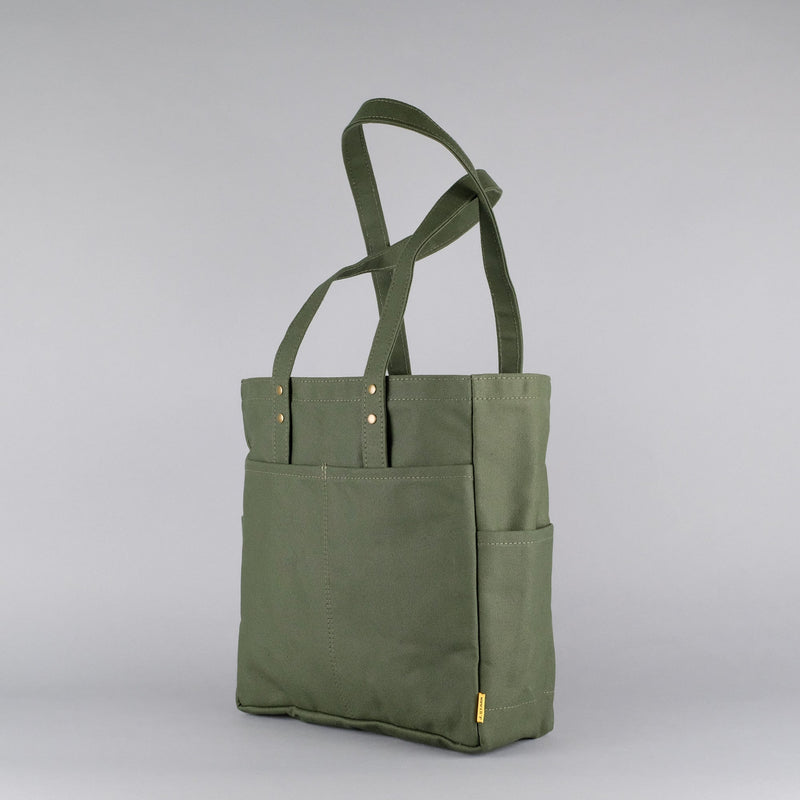 Franklin Tote Bag in Olive-zoom-