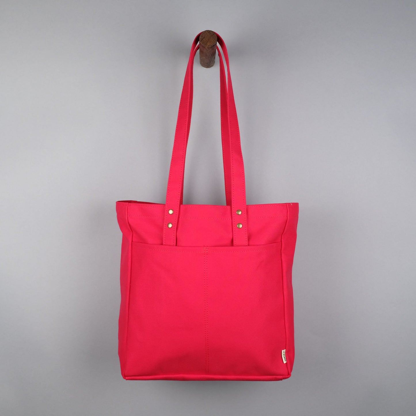Franklin Tote Bag in Cardinal Red