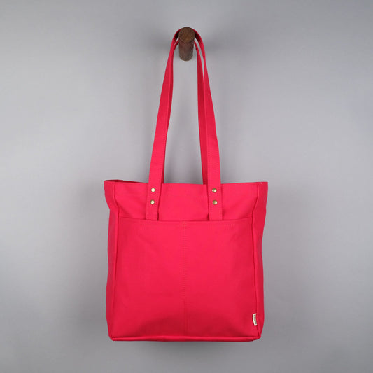 Franklin Tote Bag in Cardinal Red