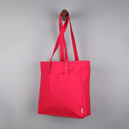 Franklin Tote Bag in Cardinal Red
