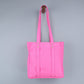 Franklin Tote Bag in Flamingo Pink
