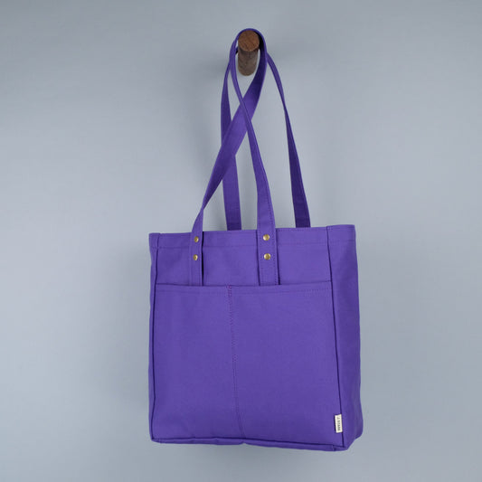 Franklin Tote Bag in Purple