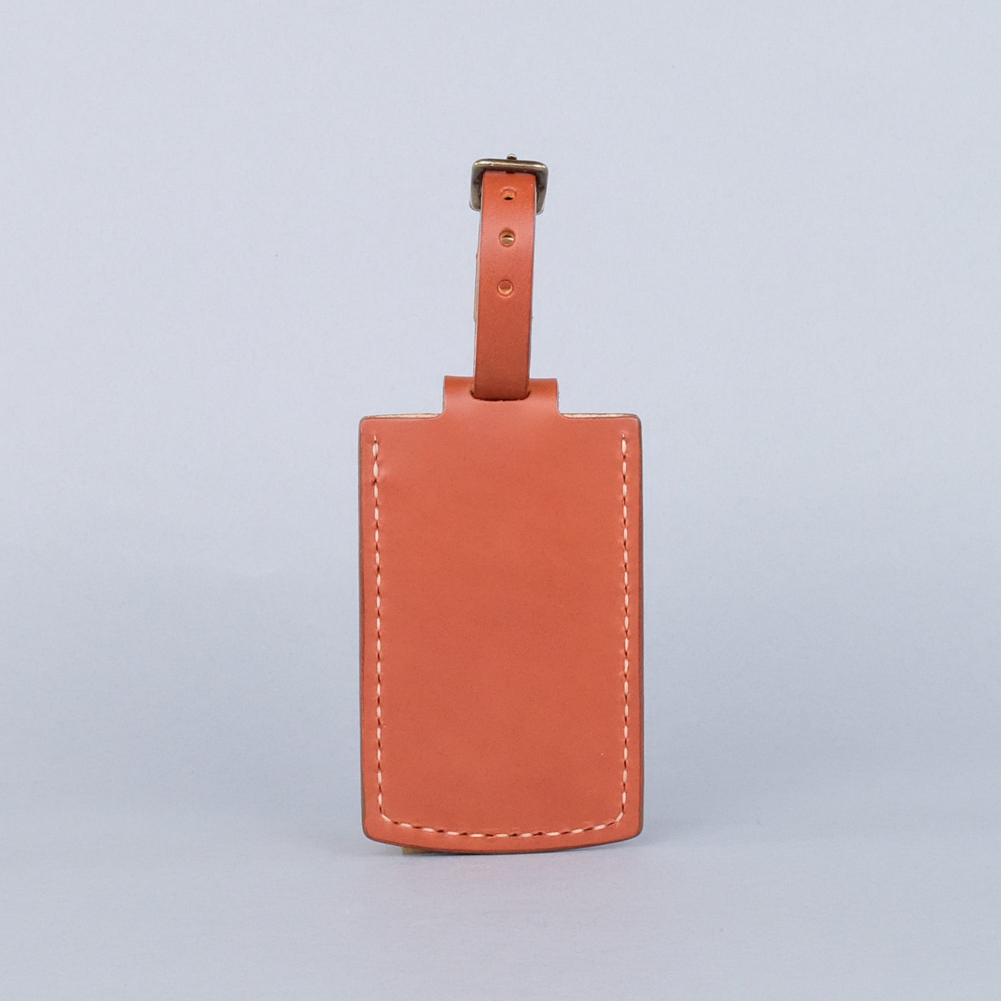 Huron Luggage Tag in Chestnut