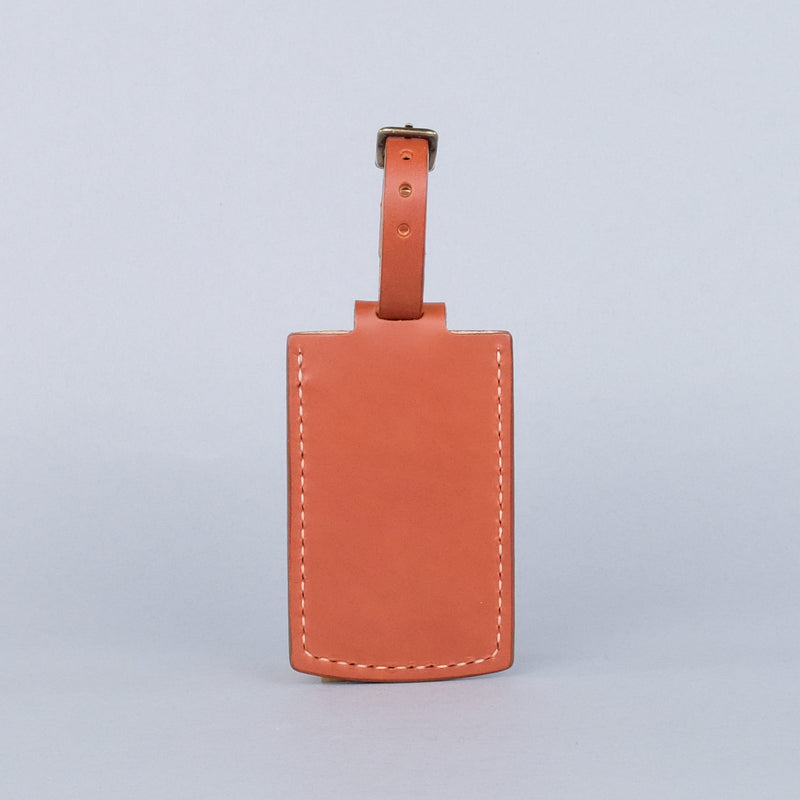 Huron Luggage Tag in Chestnut-zoom-