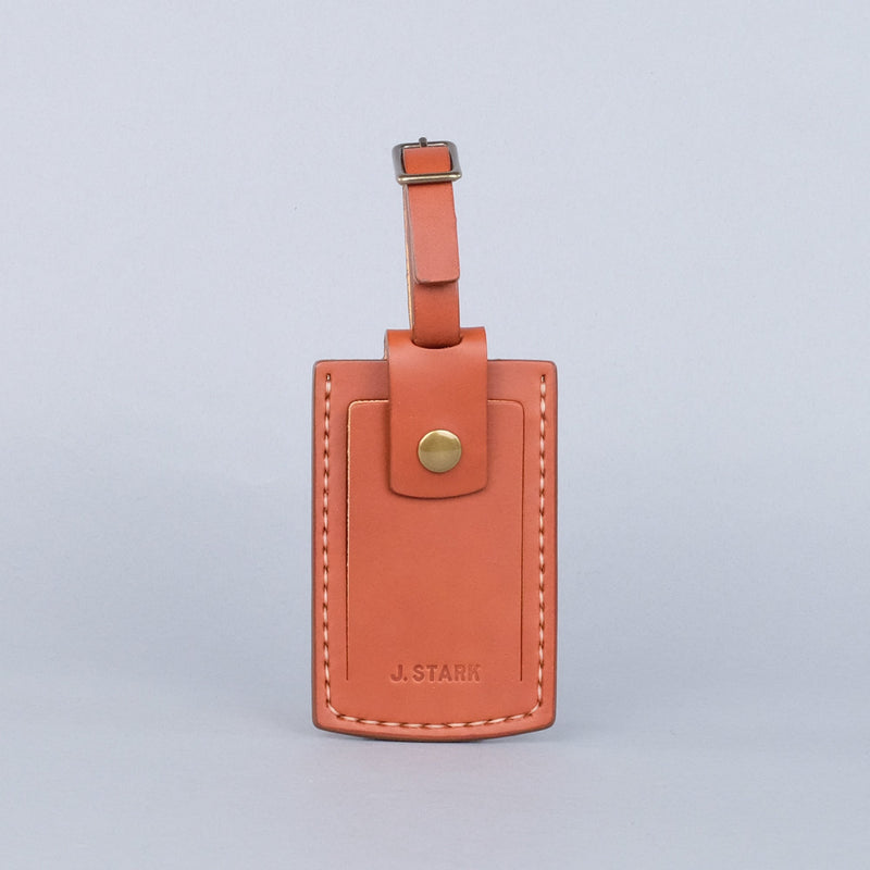 Huron Luggage Tag in Chestnut-zoom-