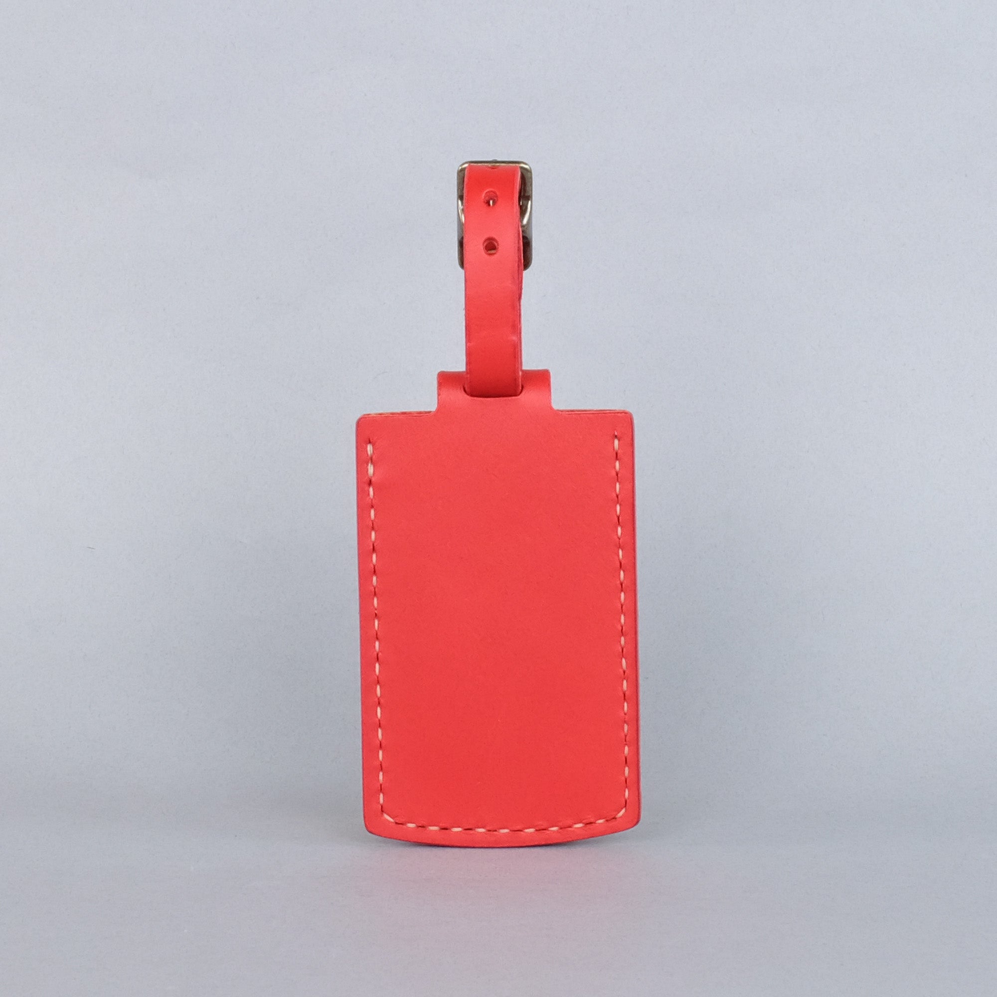 Huron Luggage Tag in Chili Pepper Red-zoom-2