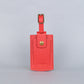 Huron Luggage Tag in Chili Pepper Red