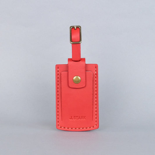 Huron Luggage Tag in Chili Pepper Red