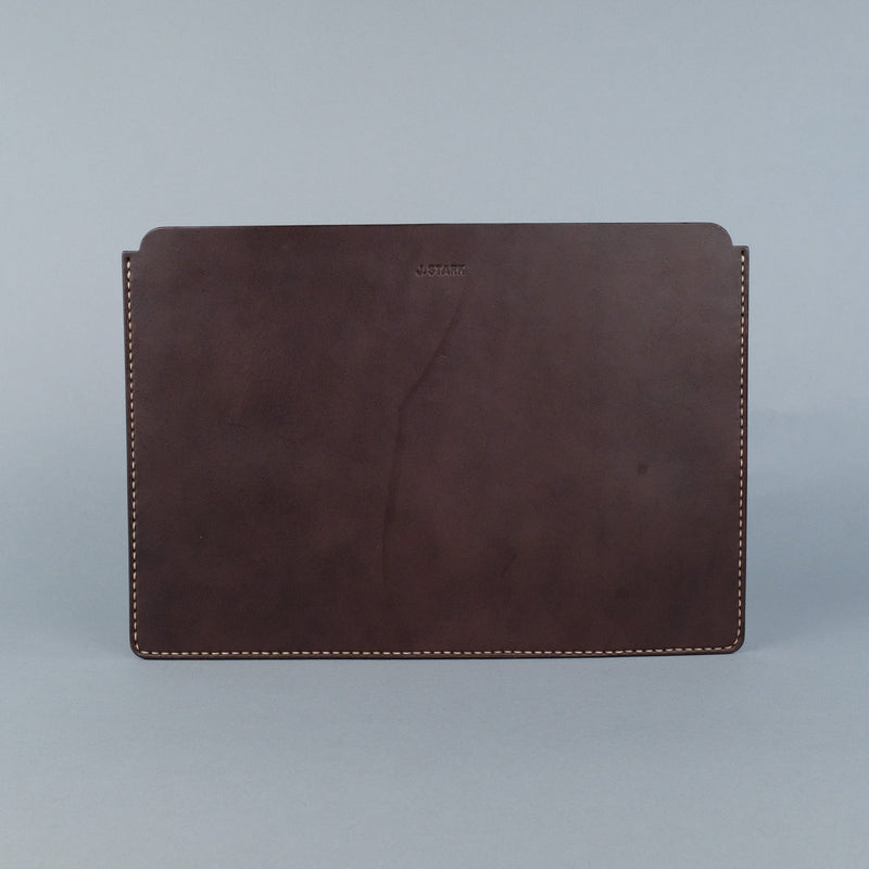 Lockwood Laptop Sleeve in Dark Brown-zoom-