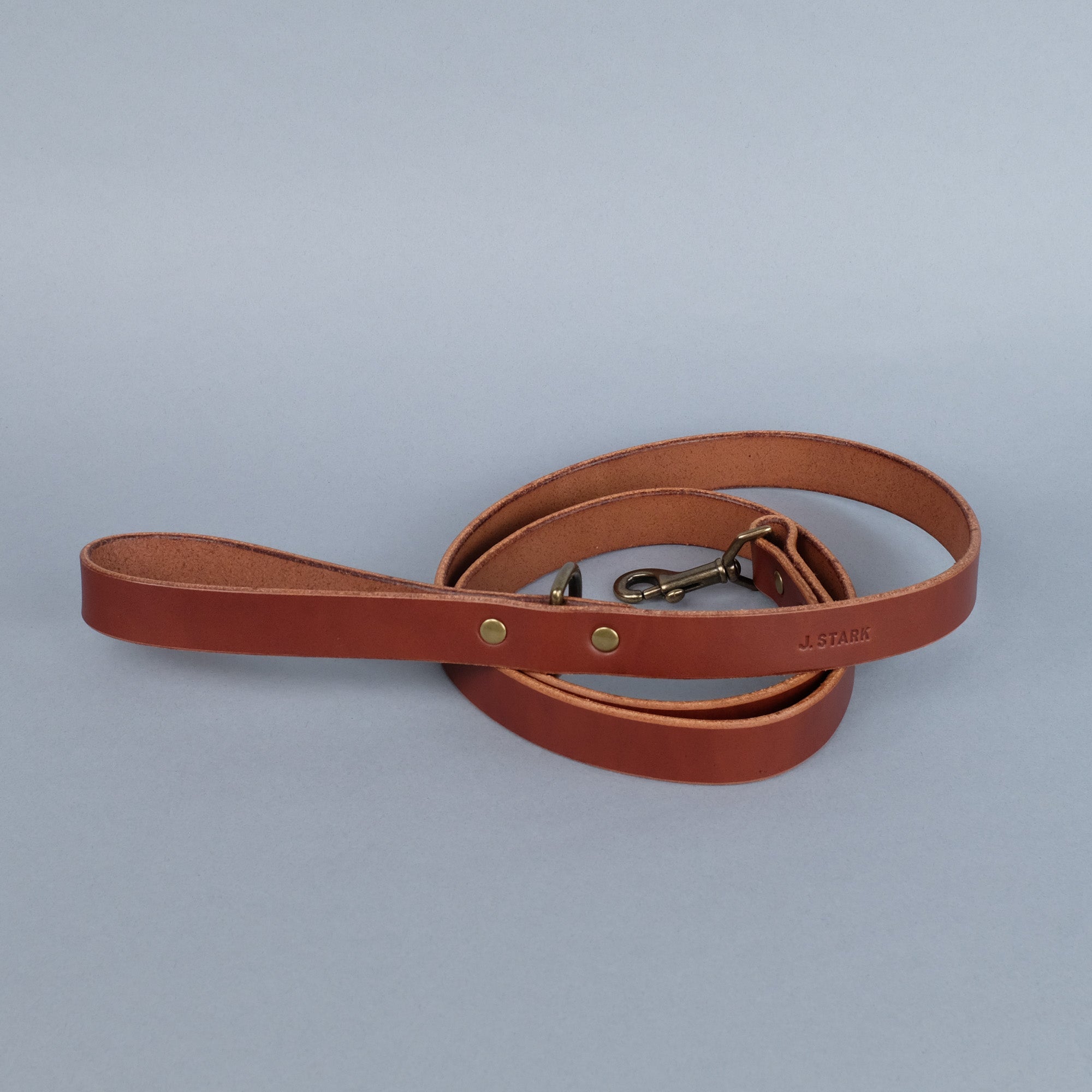 Carter Dog Leash Standard in Medium Brown-zoom-1