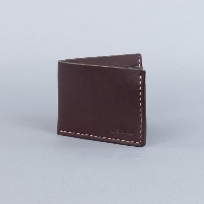 Melrose Bi-Fold Wallet in Dark Brown-zoom-