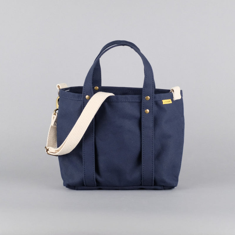 Minnie Tote Bag in Navy-zoom-