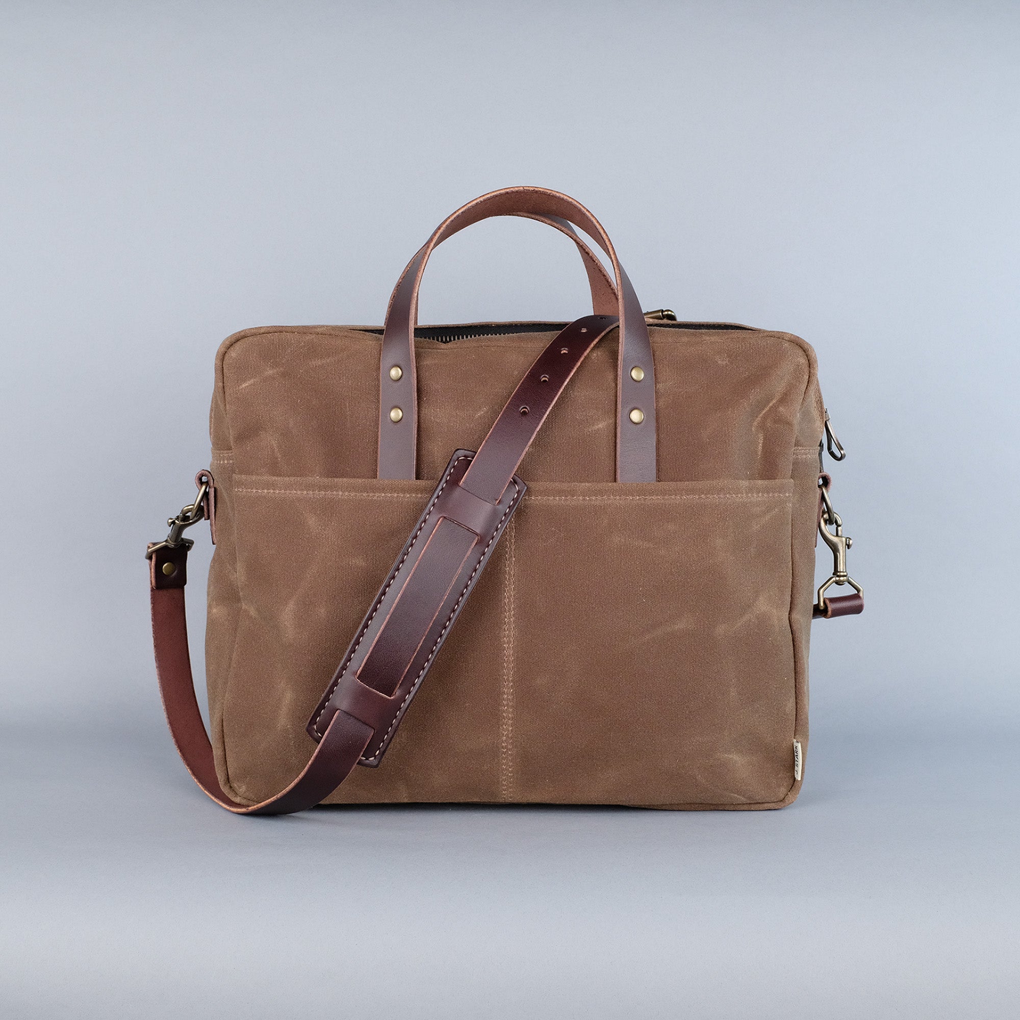 Prospect Briefcase in Brush Brown