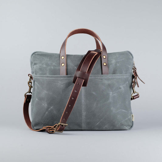 Prospect Briefcase in Charcoal