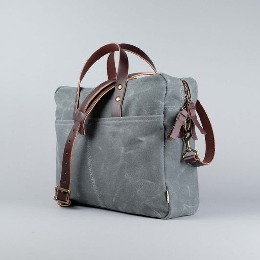 Prospect Briefcase in Charcoal