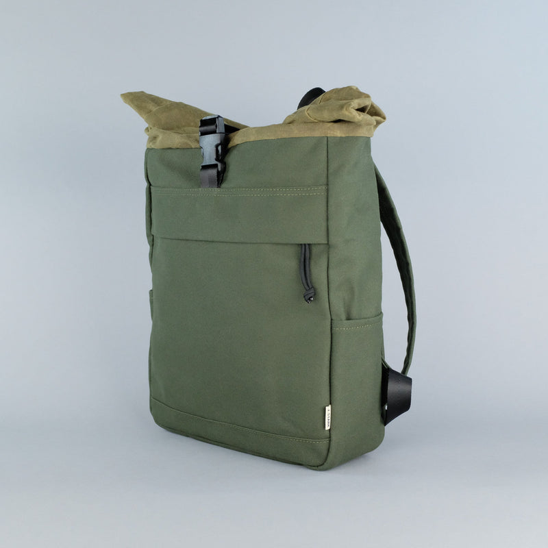 The Sentinel Backpack in Olive-zoom-