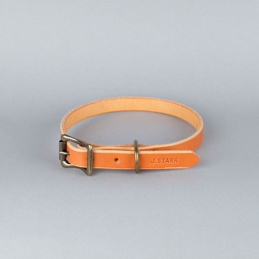 Seymour Slim Dog Collar in Tan