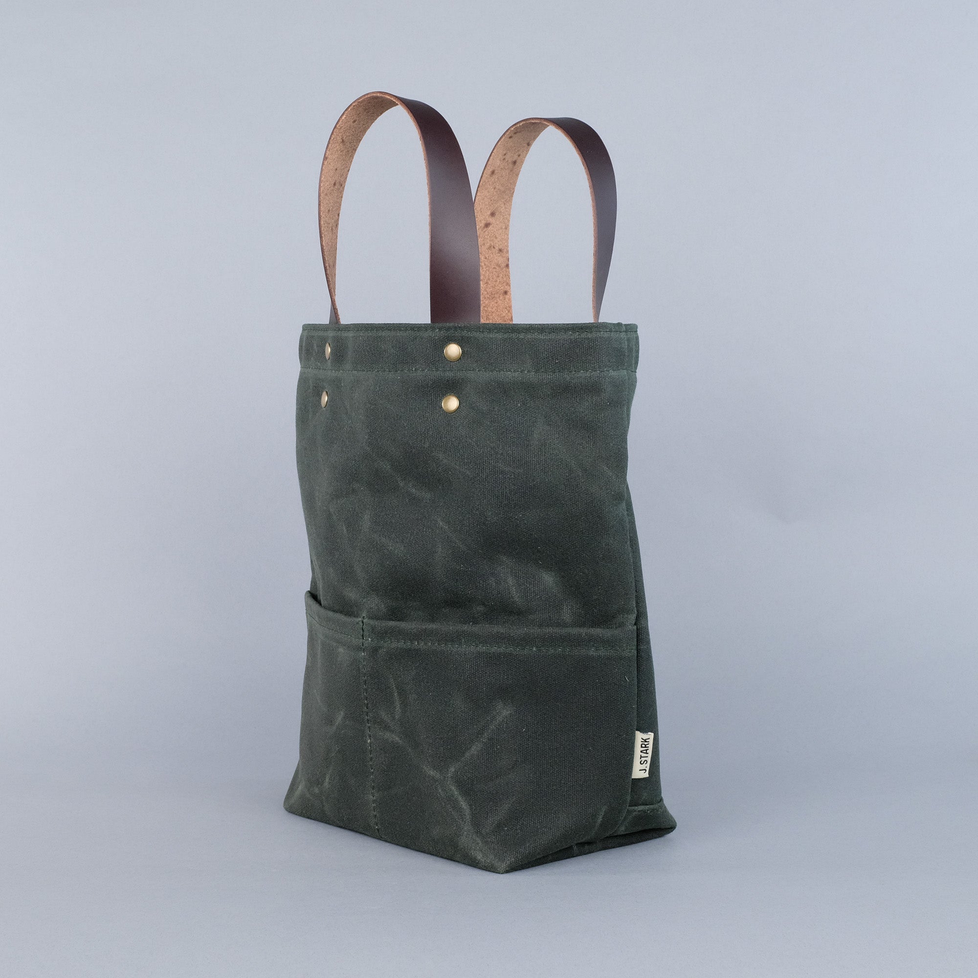 Tremont Wine Tote Bag in Deep Forest Green