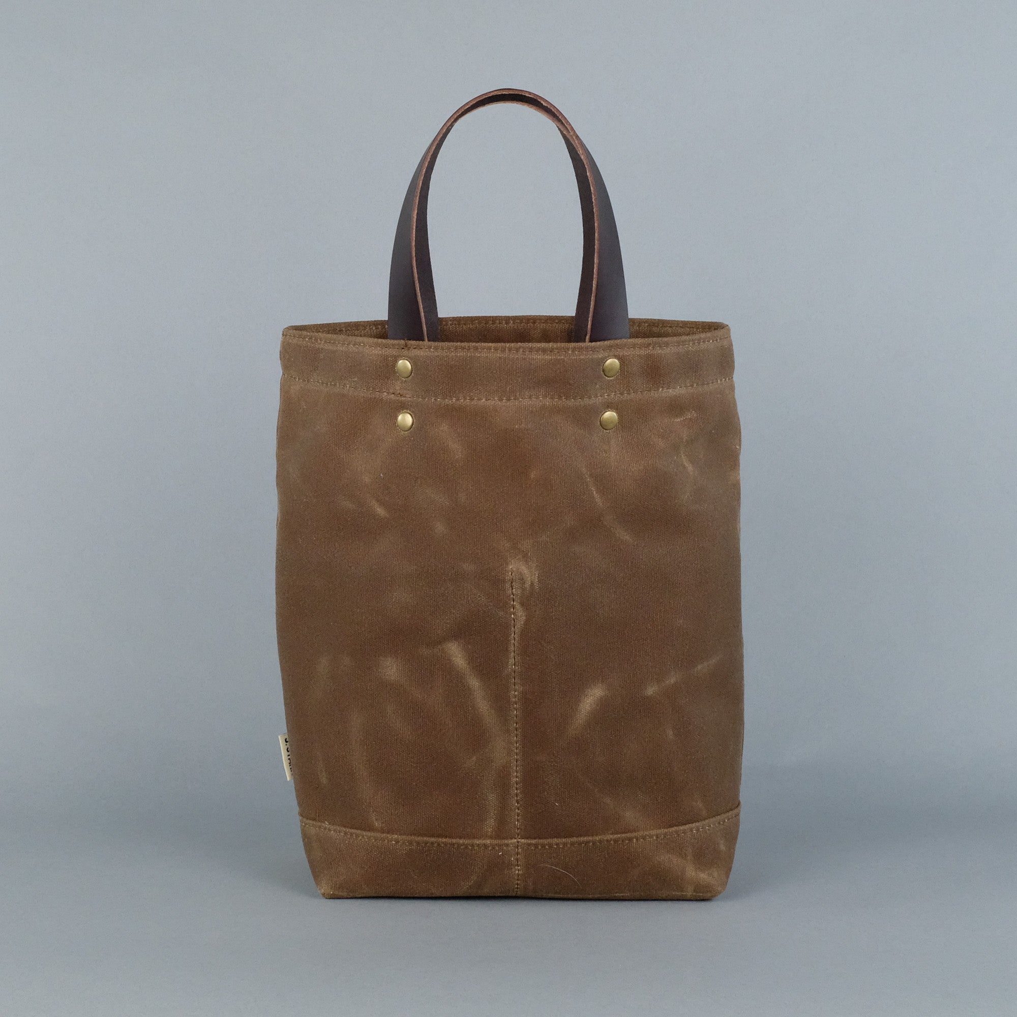 Tremont Wine Tote Bag in Brushed Brown-zoom-3