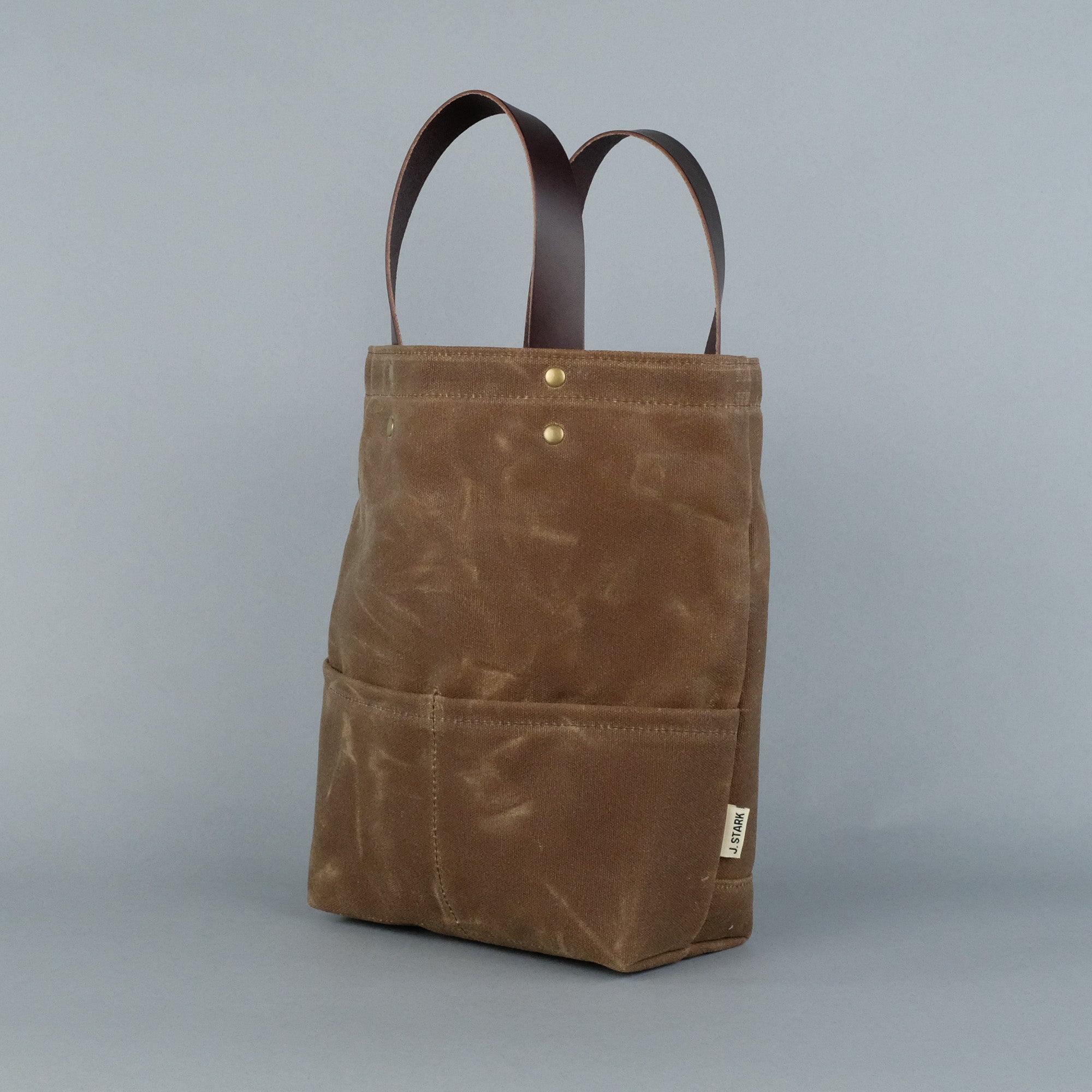Tremont Wine Tote Bag in Brushed Brown-zoom-2