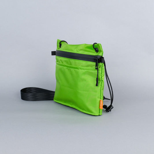 The Wayland Sacoche in Lime Green