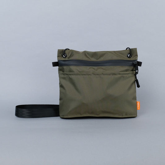 The Wayland Sacoche in Olive Green