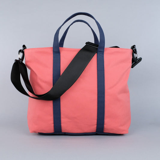 Woodbine Zip Tote Bag in Nantucket Red & Navy