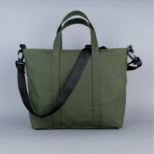 Woodbine Zip Tote Bag in Olive