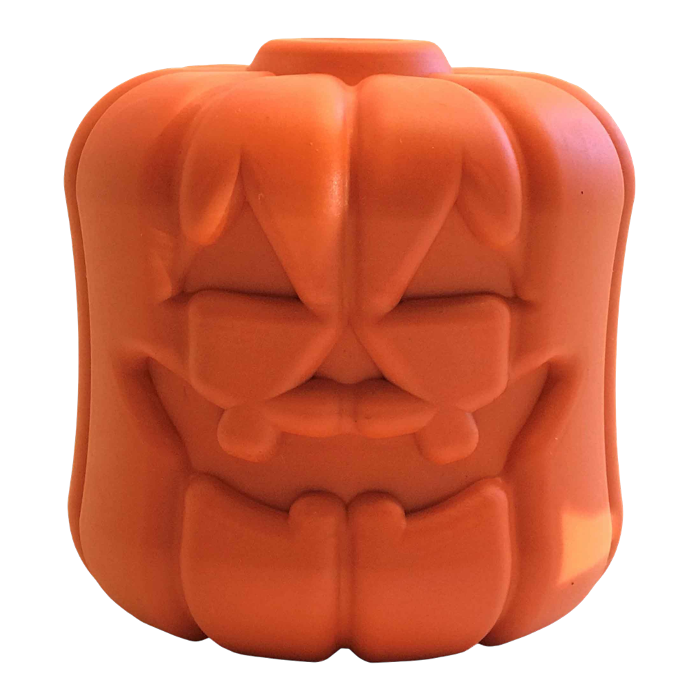 Jack O' Lantern Dog Toy - Durable Halloween Chew Toy for Large Dogs | USA Made-zoom-1