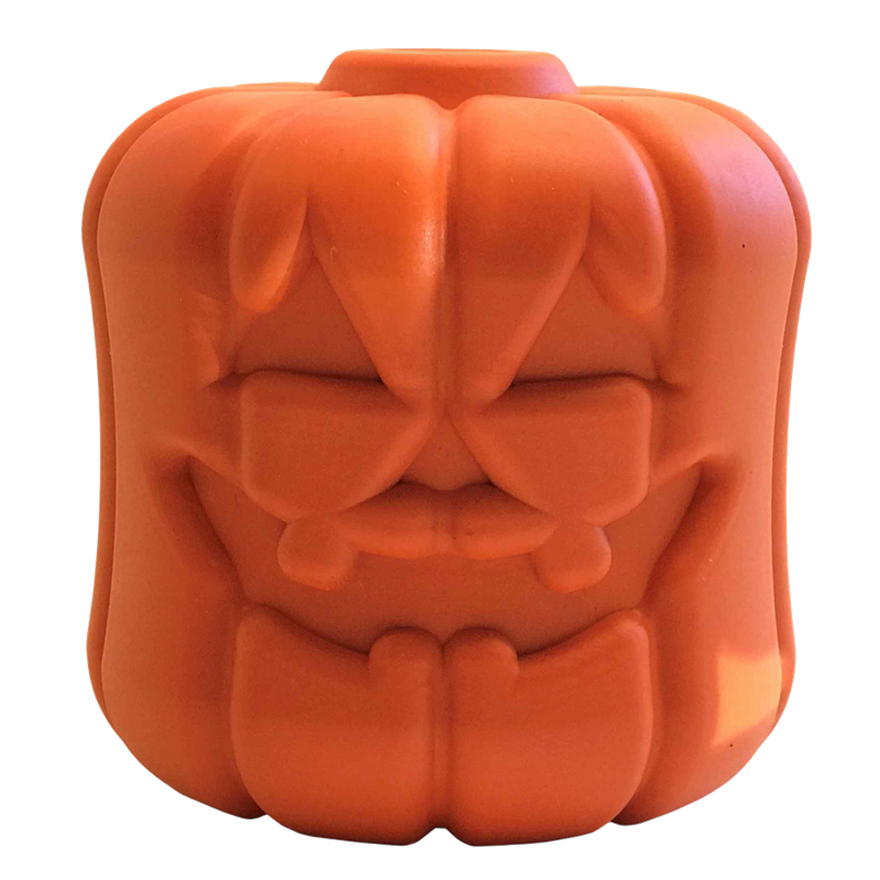 Jack O' Lantern Dog Toy - Durable Halloween Chew Toy for Large Dogs | USA Made-zoom-