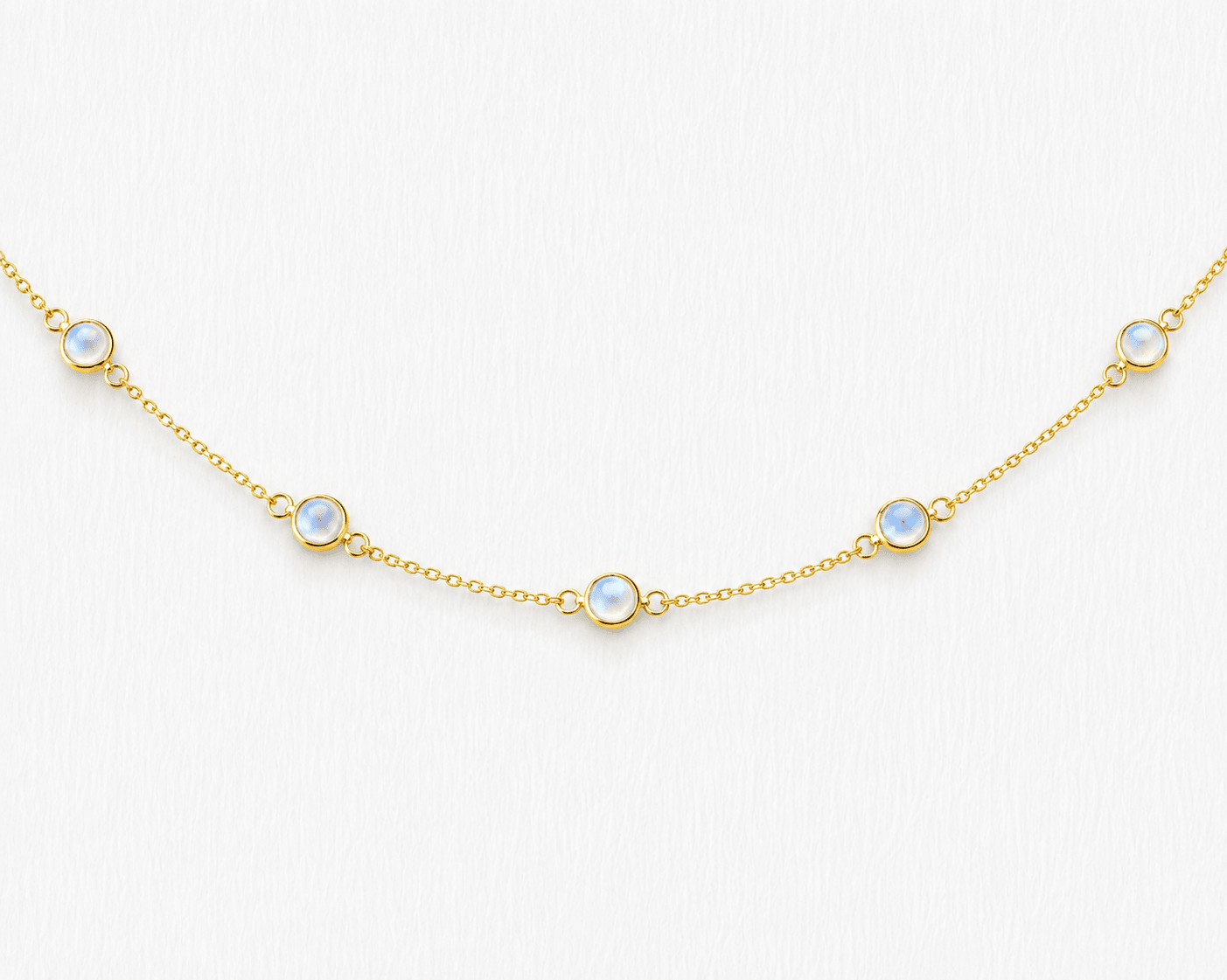 June Birthstone Moonstone Bracelet | Sterling Silver & Gold Gemstone Jewelry - Aware House