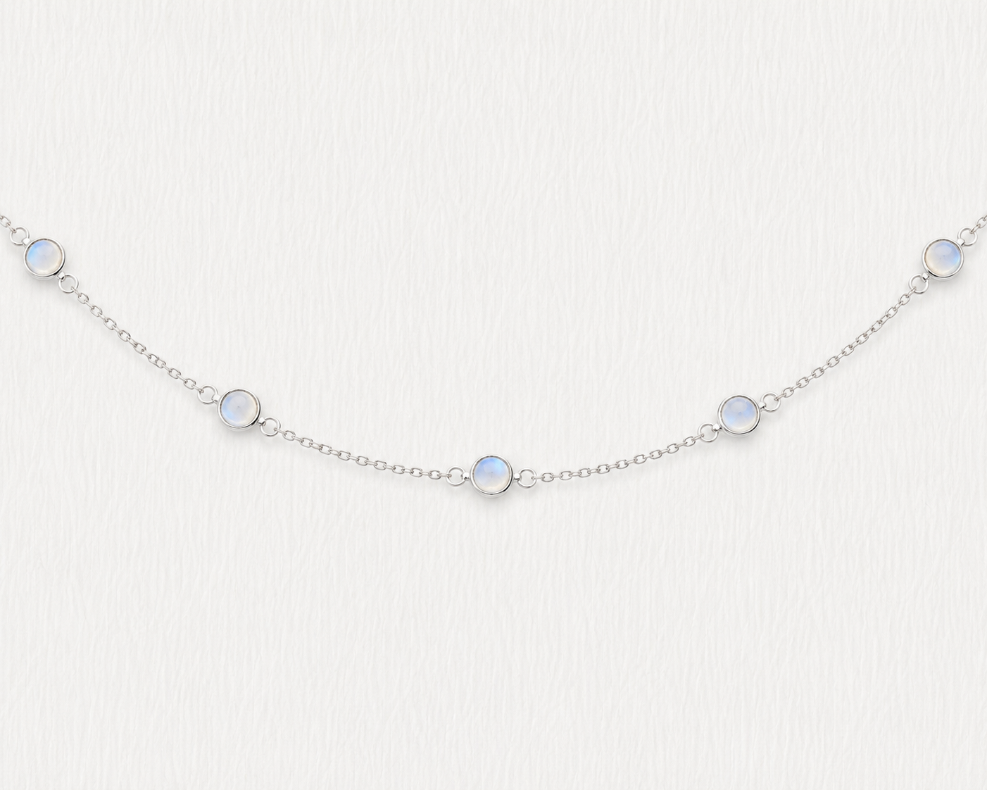 June Birthstone Moonstone Bracelet | Sterling Silver & Gold Gemstone Jewelry