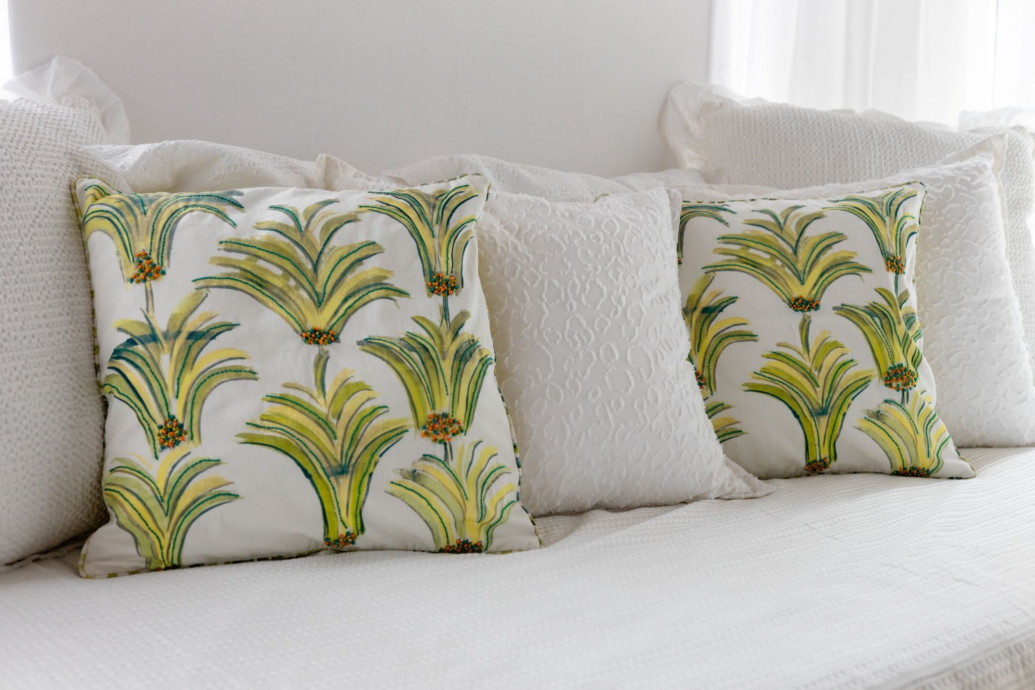 Tropical Bloom Cushion Cover