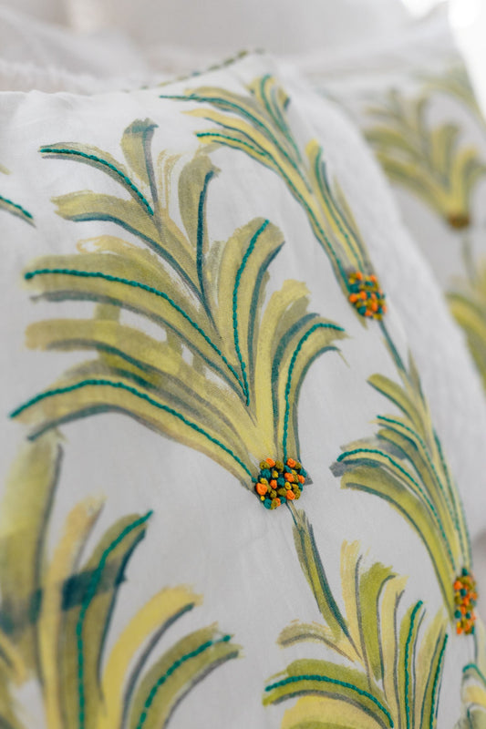 Tropical Bloom Cushion Cover