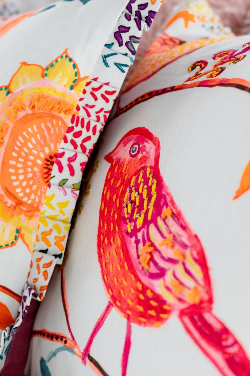 Songbird Tales Cushion Cover-zoom-