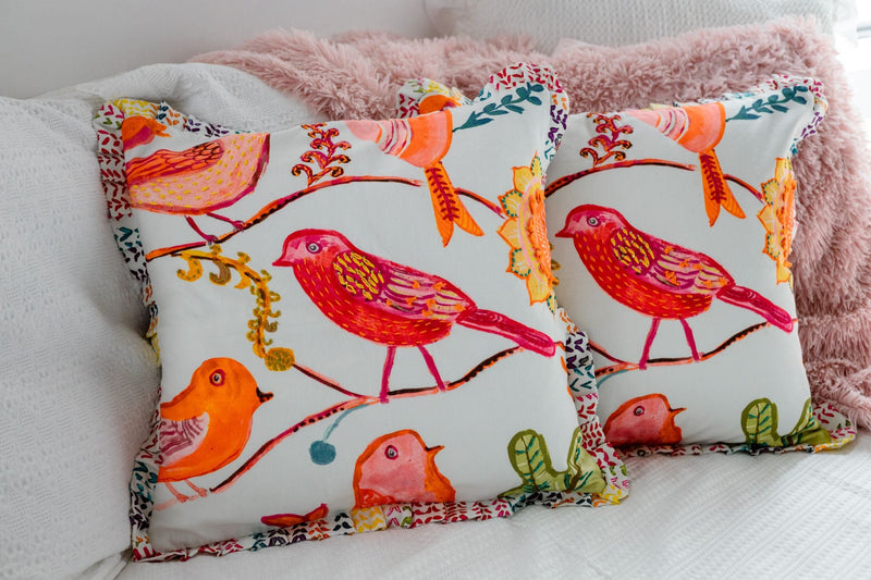 Songbird Tales Cushion Cover-zoom-
