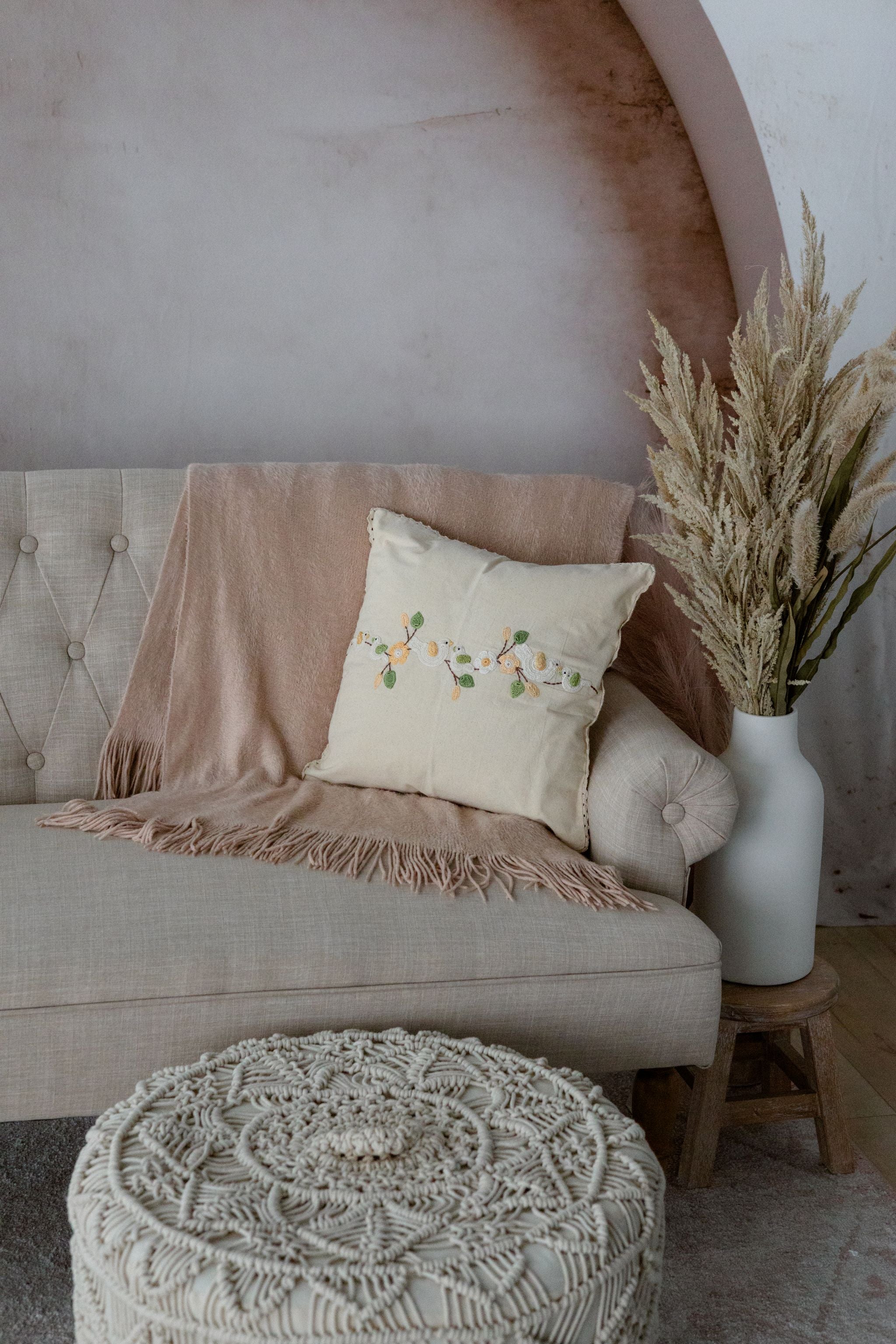 Heartstrings Harmony Quilted Sofa Cover NCU0LDH204
